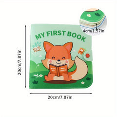 3D Animal Recognition Quiet Book with Fox Illustration