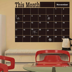 Removable Wall Stickers for Blackboard Creative Plan