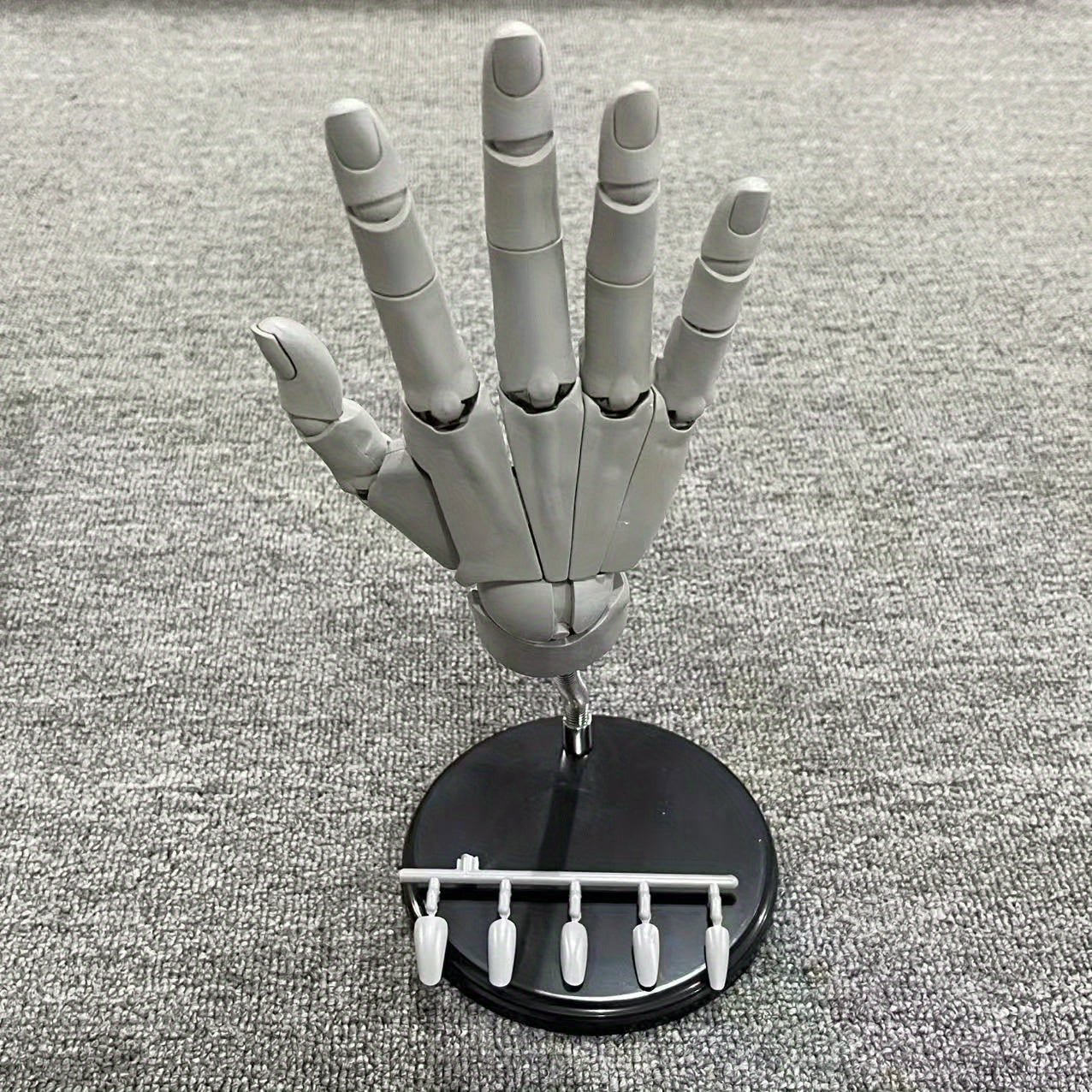Articulated Hand Figure PVC Finger Joint Puppet Realistic Poseable Desk Decor