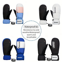 Unisex Winter Skiing Gloves Waterproof Warm Keeping Touch Screen Snowboarding