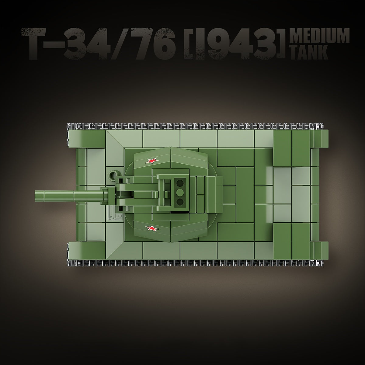 415pcs T 34 Medium Tank Model Building Blocks Set Classic Replica