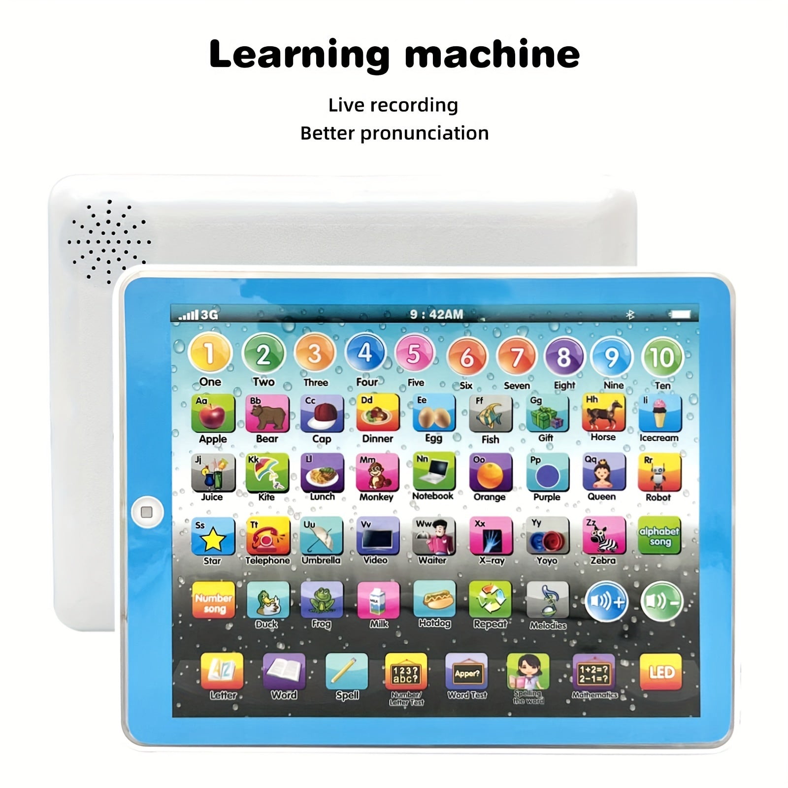 Kids Learning Tablet with Music & Games