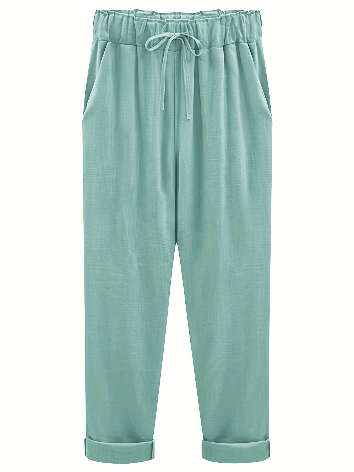 Women's Plus Size Solid Harem Pants