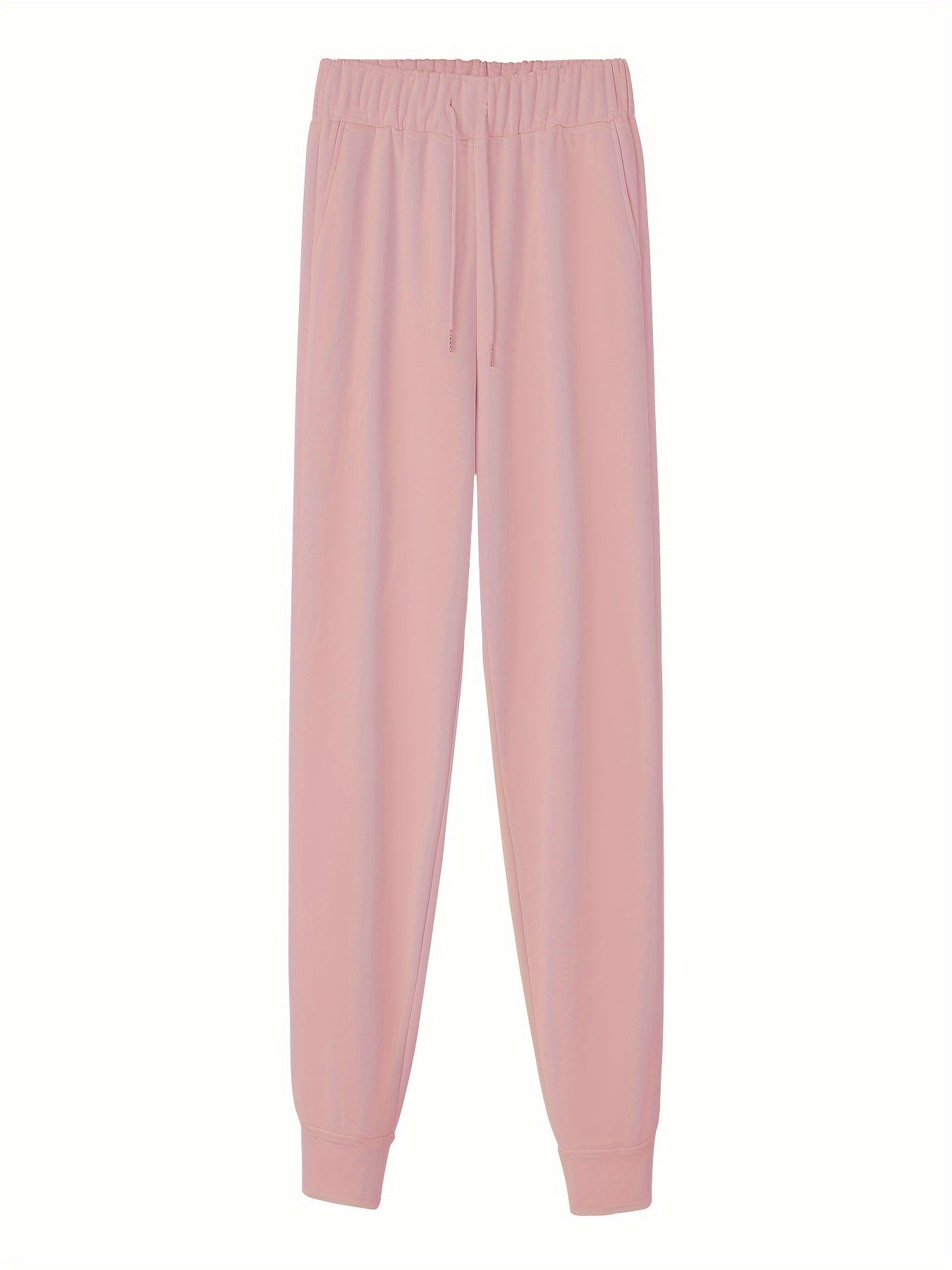 Women's Plus Size Solid Casual Pants with Fleece Liner