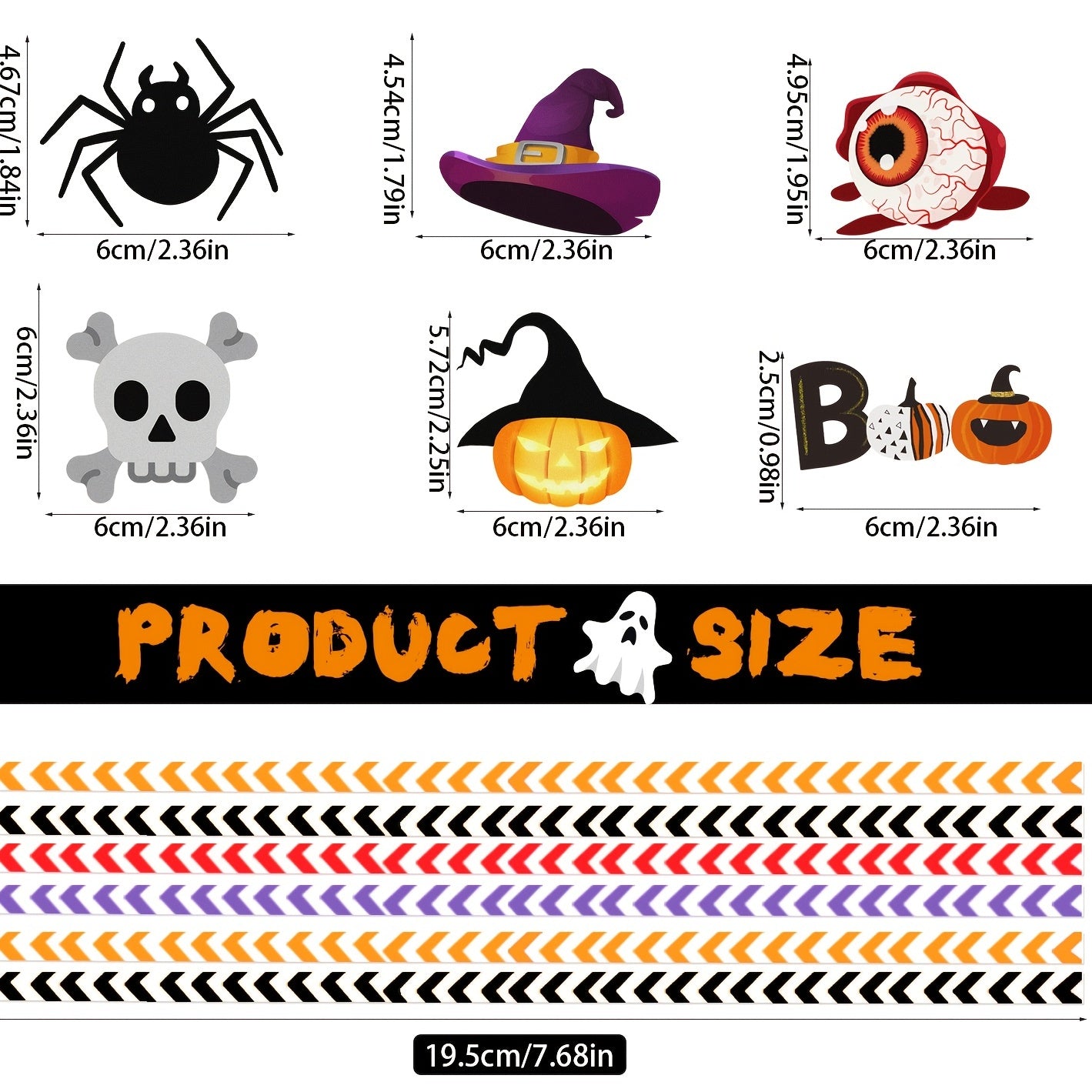 24pcs Halloween Straws Skeleton Spider Cup Drink Decoration