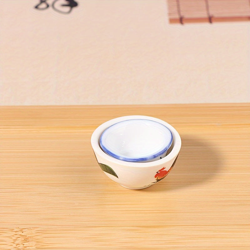 Mini Ceramic Bowl Dollhouse Scene Decoration