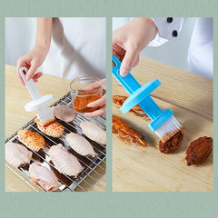 Silicone Bottle Brush with Cover High Temp Baking Cooking Tools