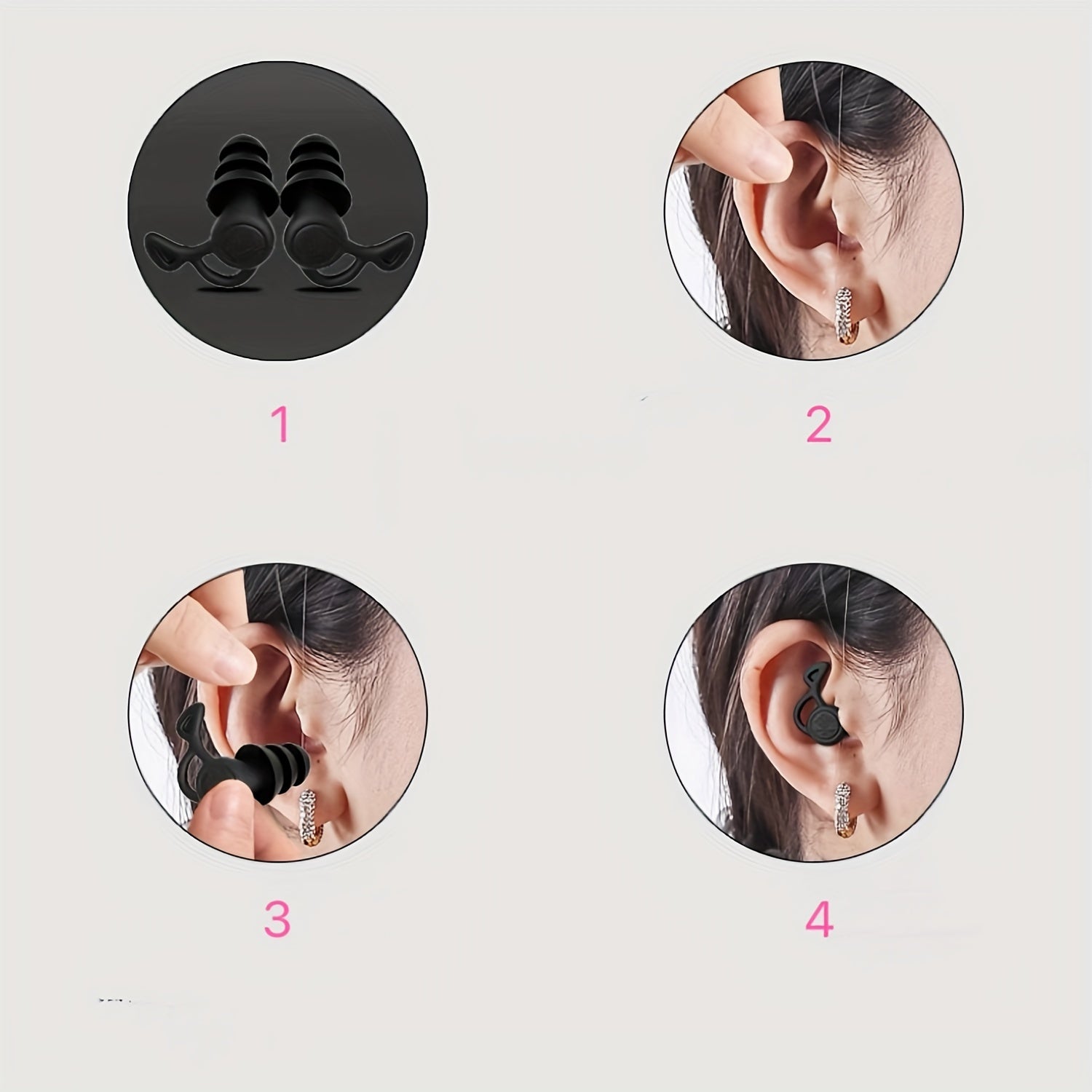 Soundproof Ear Plugs for Sports & Swimming