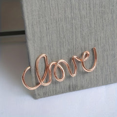 10pcs Metal Paper Clips Creative Golden Paper Clips