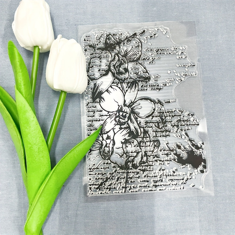 Floral Transparent Silicone Stamp