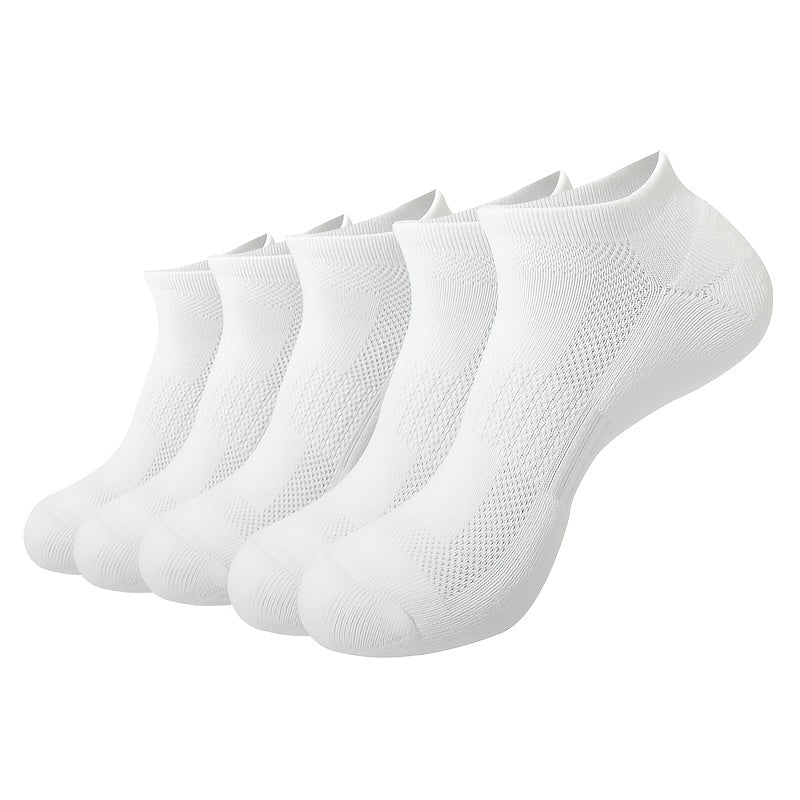 5 Pairs Breathable Athletic Socks for Running Training Hiking