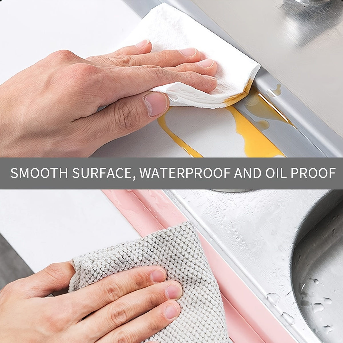 Waterproof Self Adhesive Caulk Tape Sealant Strip for Kitchen Bathroom