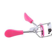 Stainless Steel Eyelash Curler With Built In Comb Pinch