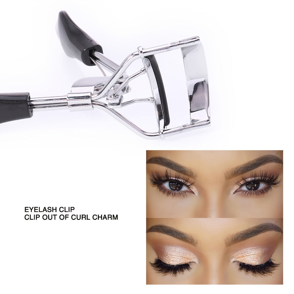 Portable Wide Angle Eyelash Curler for Natural Results