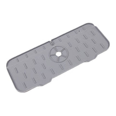 Silicone Faucet Drain Mat Kitchen Waterproof Dry Drain Pad Bathroom Countertop