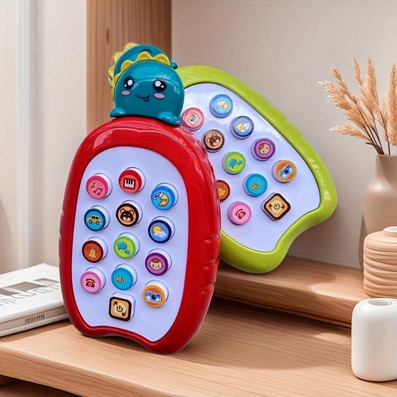 Dinosaur Music Phone Toy Touchscreen Lullabies Numbers Animals Fruit