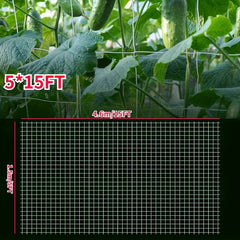 Heavy Duty Polyester Plant Trellis Netting 4ft x 8ft or 5ft x 15ft