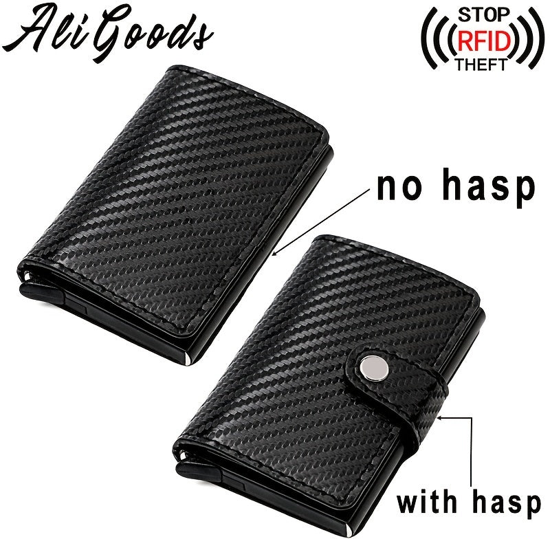 Men's Slim RFID Blocking Credit Card Holder Wallet