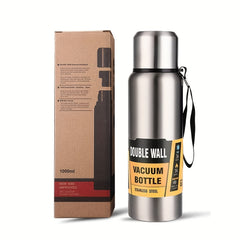 Insulated Stainless Steel Water Cup with Large Capacity and Portable Bag