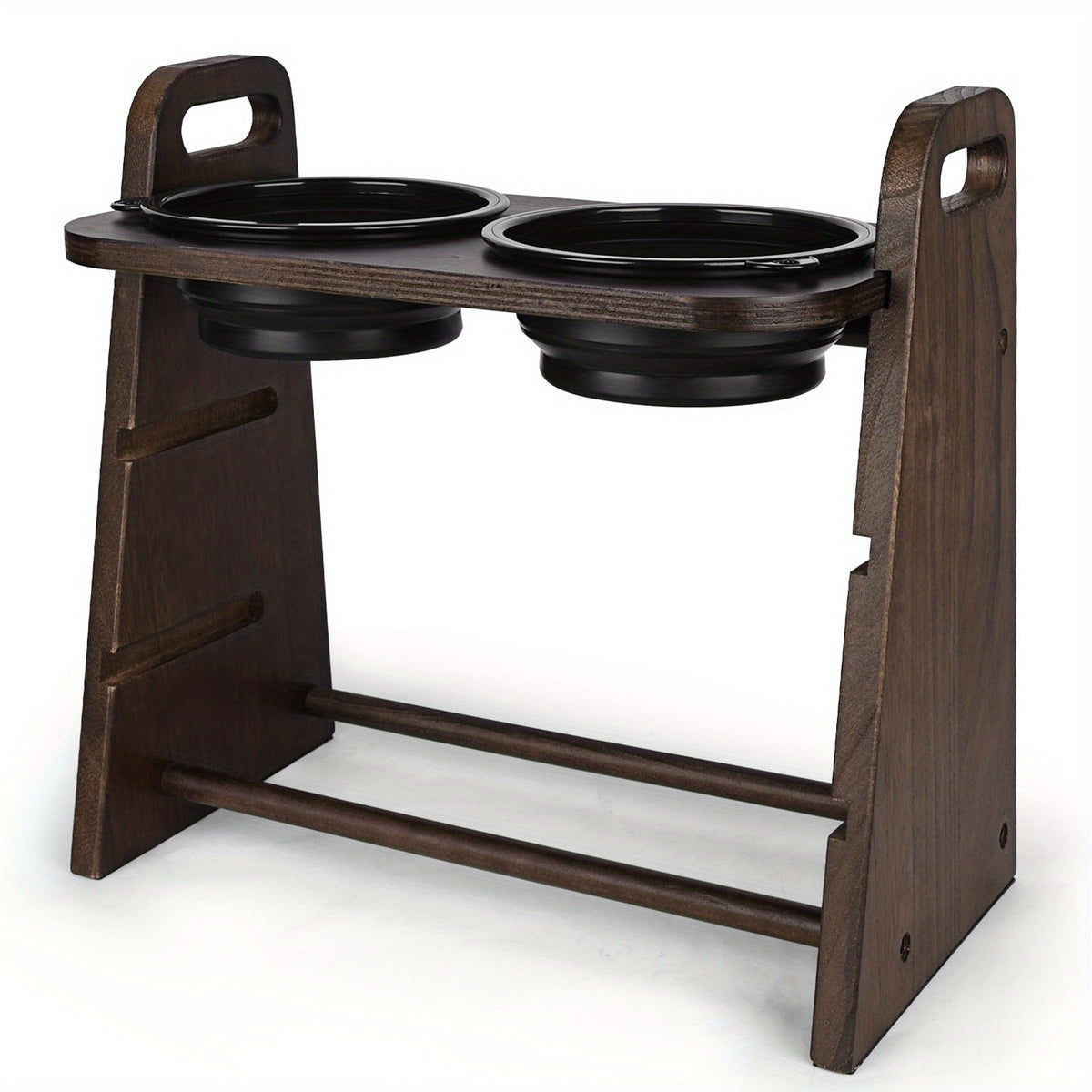 Wooden Dog Bowl Stand for Small & Medium Pets