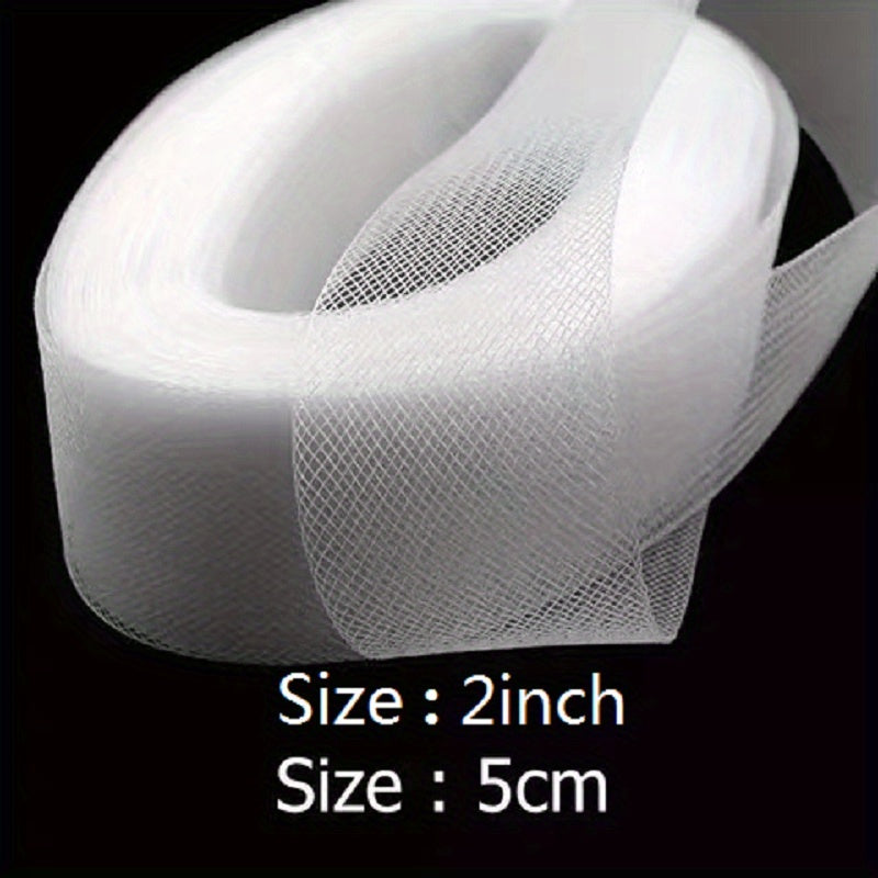 50 Yards Polyester Horsehair Braided Trim for Wedding Dress Sewing