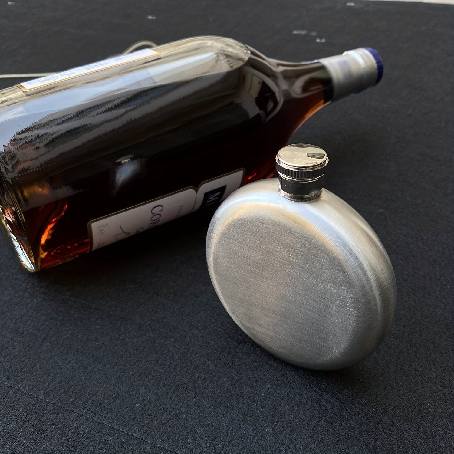 5 Oz Alcohol Flask Round Whiskey Flask Stainless Steel Wine Bottle