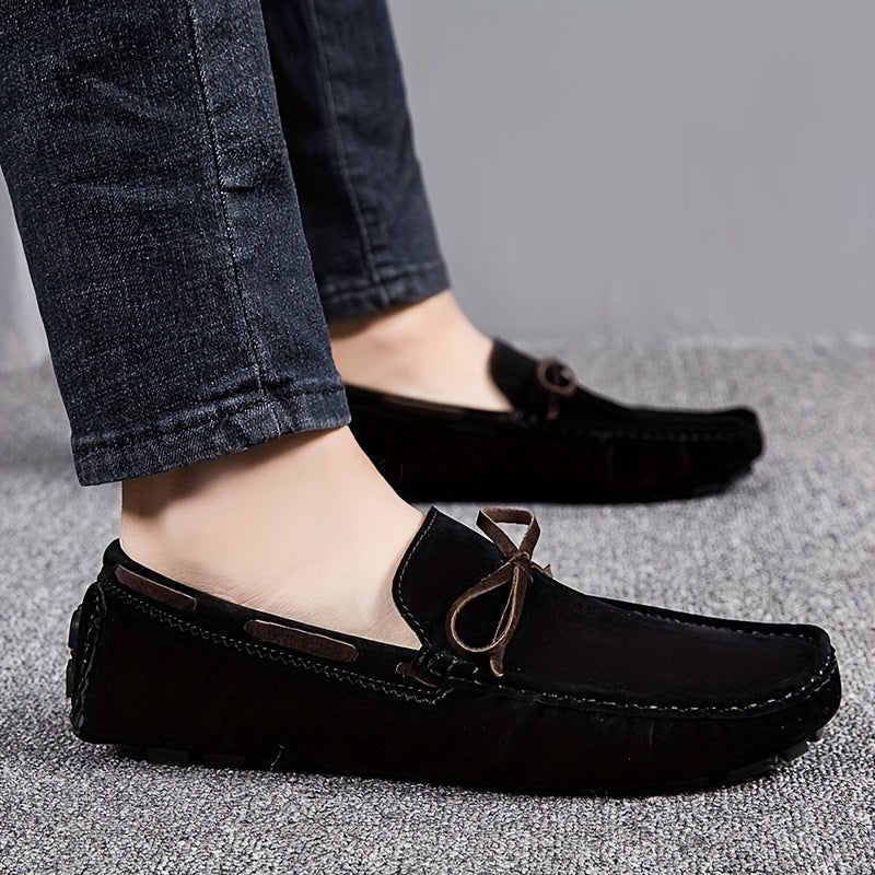 Women's Bowknot Flat Loafers Slip On Walking Shoes