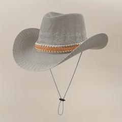 Men's Summer Straw Hat Outdoor Sun Visor Travel Sun Hat