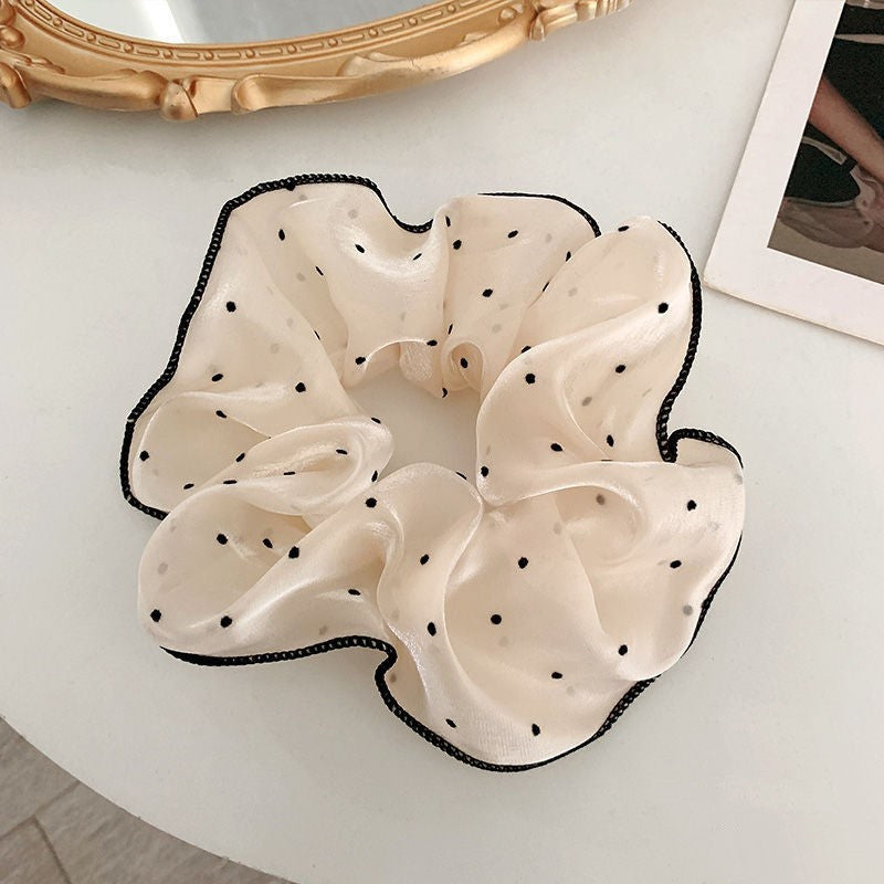 Large Satin Silk Hair Accessories Hair Ties Elastic Hair Ring Scrunchies