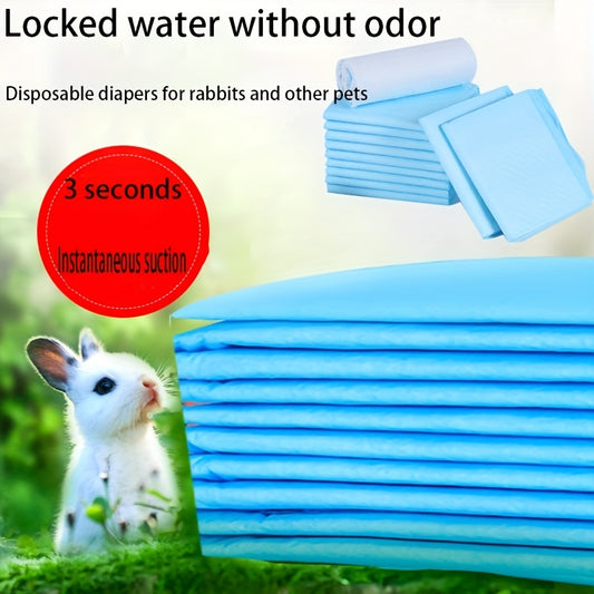 Disposable Rabbit Pee Pads Water Absorbent Diapers Small Pet Urinary Pad