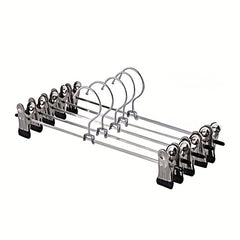 10pcs Stainless Steel Pants Clips Hangers Anti Skid Skirt Clips