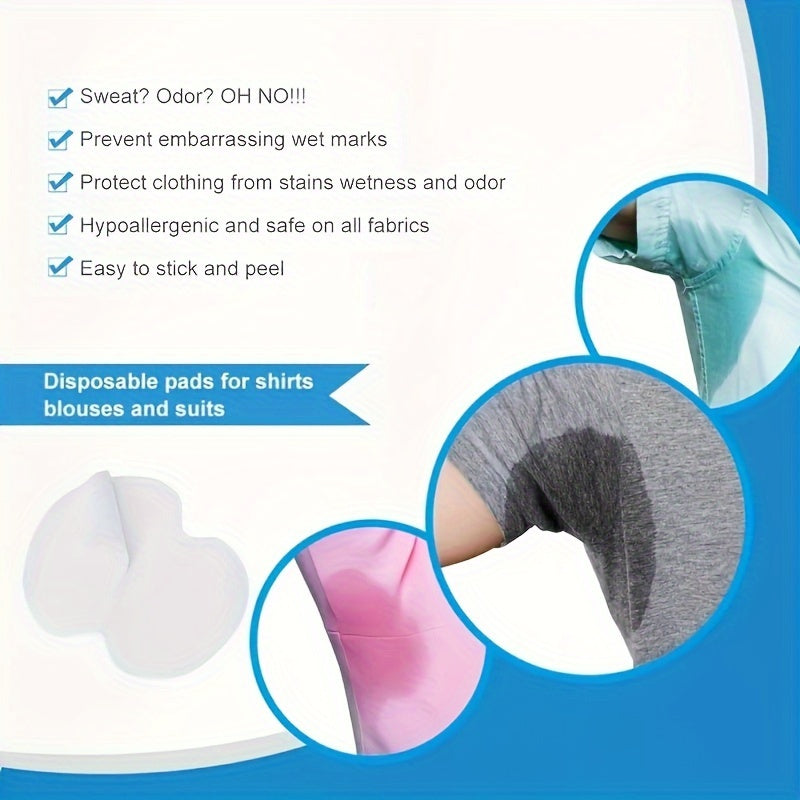 20pcs Underarm Sweat Patch Disposable - Sweat Absorption for Men and Women