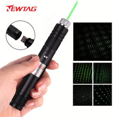 TAG Lightweight Waterproof Green Laser Pen with USB Charging LED Light