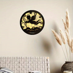 Retro Wooden Sign LED Lamp Fairy Tale Story Shape