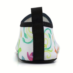 Octopus Print Water Shoes Lightweight Swim Shoes for Summer Fun