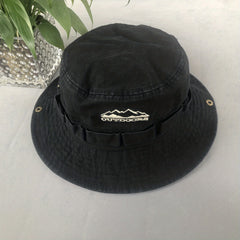 Foldable Outdoor Sunshade Boonie Hat Breathable Cotton Cowboy Hat