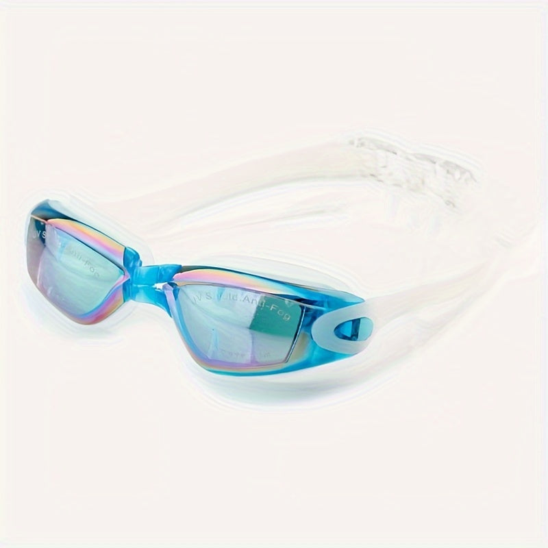 HD Large Frame Electroplating Anti-fog Swimming Goggles