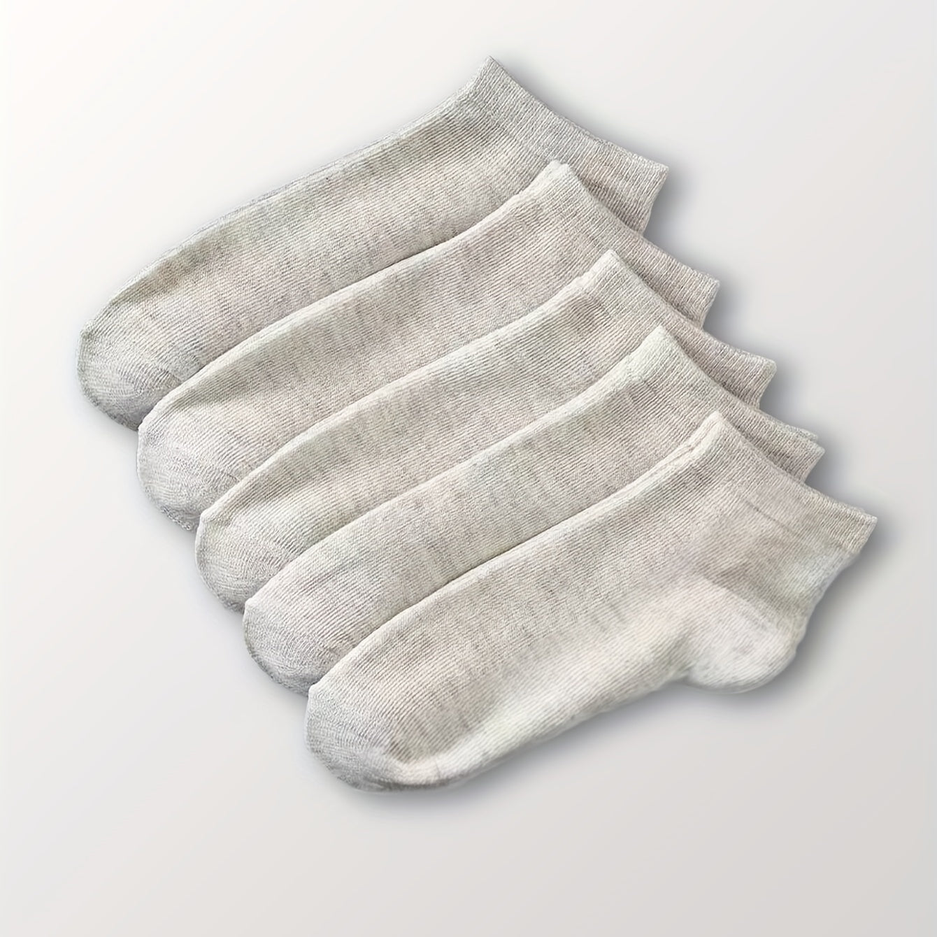 10 Pairs Low Cut Solid Socks Soft & Comfy Women's Stockings
