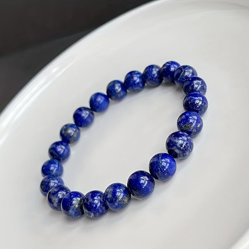 High Pure Natural Lapis Lazuli Bracelet 4mm 6mm 8mm 10mm DIY Beads