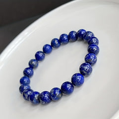 High Pure Natural Lapis Lazuli Bracelet 4mm 6mm 8mm 10mm DIY Beads