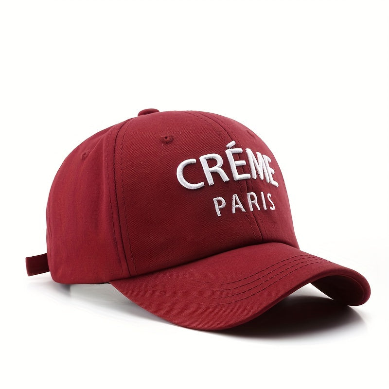Letter Embroidery Peaked Cap Outdoor Men's Sun Hat Baseball Cap