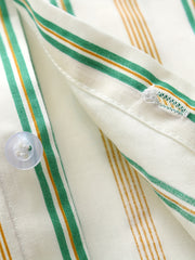 Boys Striped Shirt Preppy Style Summer Kids Clothes