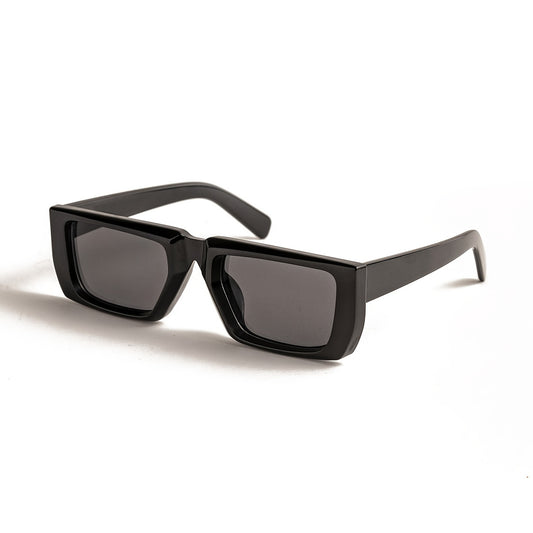Women's Square Frame Sunglasses Translucent Sunscreen Glasses
