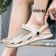 Men's Mesh Breathable Clogs Non Slip Garden Shoes