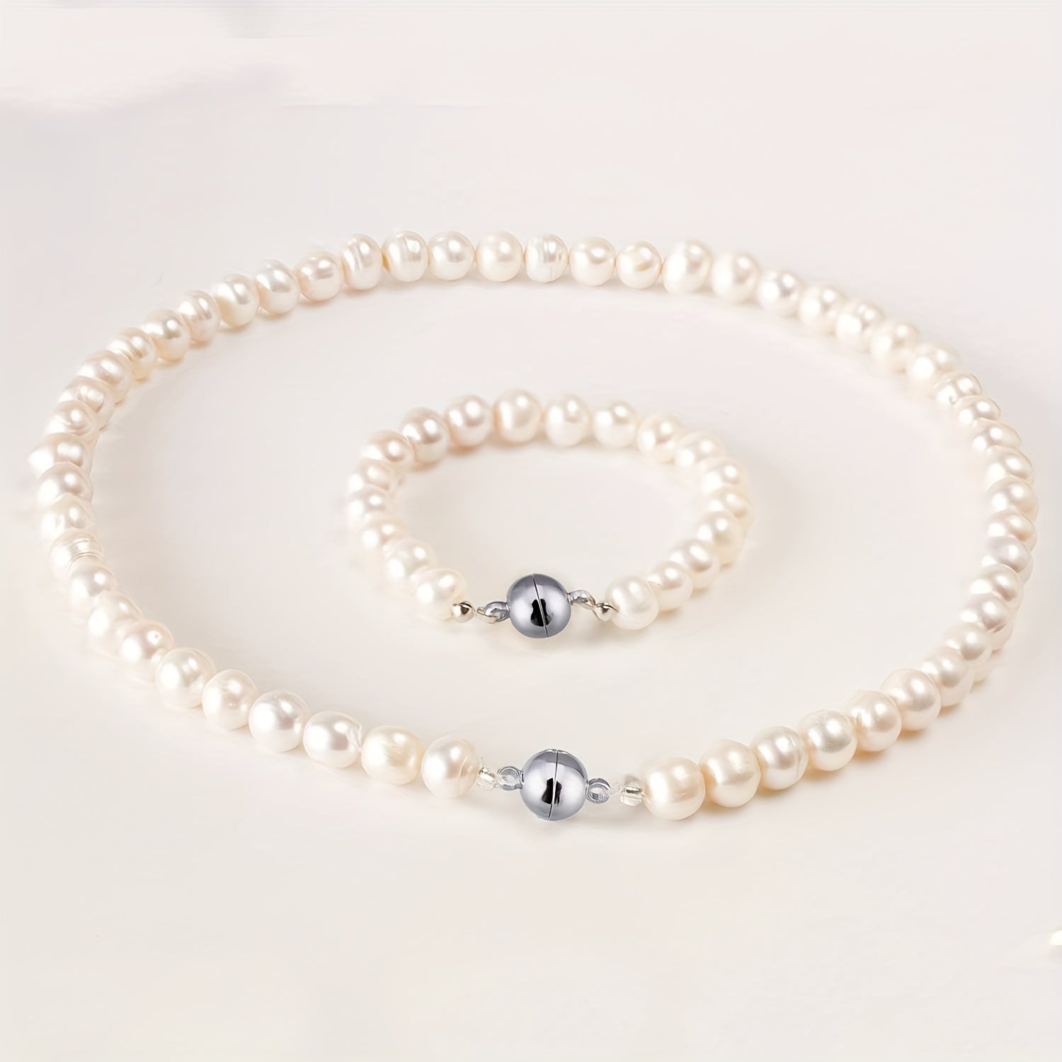 10 Pcs 8mm Magnetic Clasps for Bracelets, Necklaces DIY