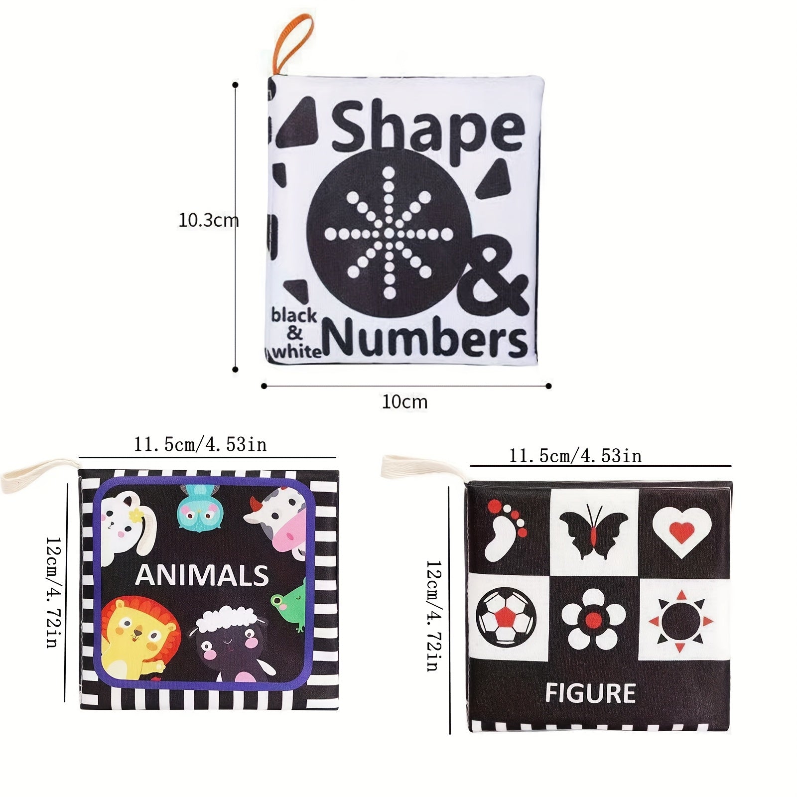 Tear-Resistant Shape Fabric Books for Early Education