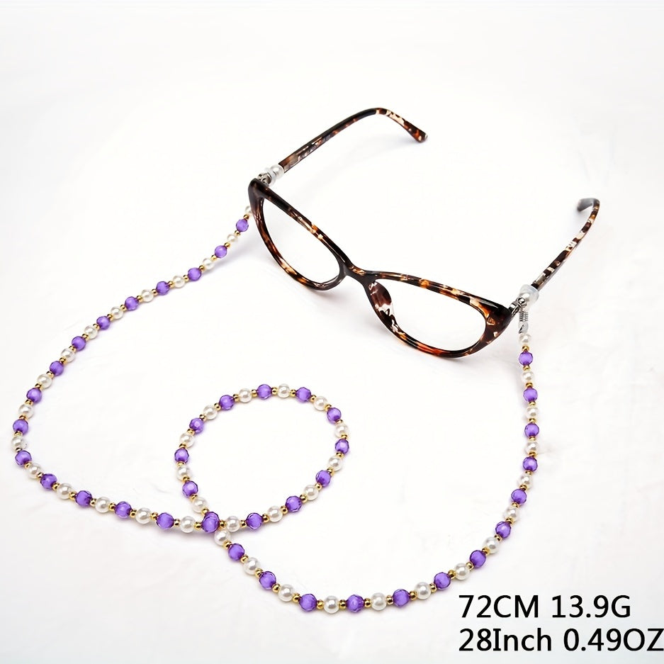 Vintage Beaded Glasses Chain Eyewear Retainer