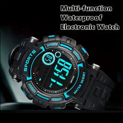 Outdoor Sports Electronic Watch with Function Alarm
