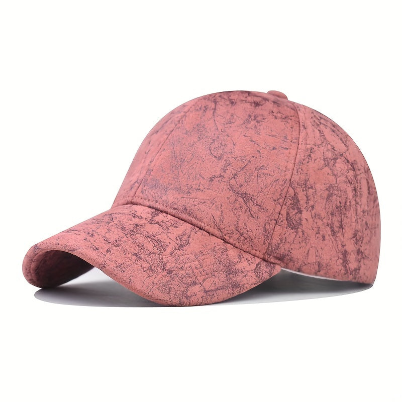 Classic Tie Dye Baseball Cap Solid Vintage Sports Hat Adjustable