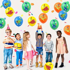 32 60pcs Dinosaur Latex Balloons Set for Parties & Decorations
